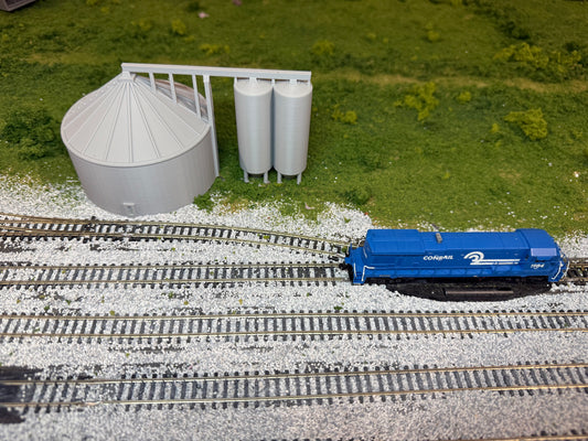 N Scale Grain Silos / 1:160 Scale / No Assembly Required - Built And Ready - Graham’s Models