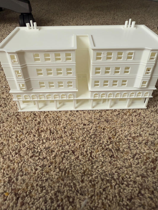 Hotel for downtown area - Large - N Scale 1:160 | NO ASSEMBLY