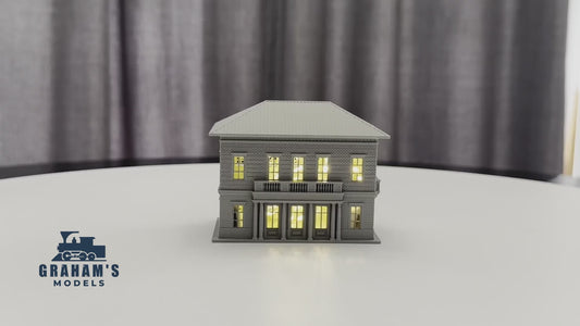 Small Train Station - N Scale 1:160 Gauge - Built and Assembled