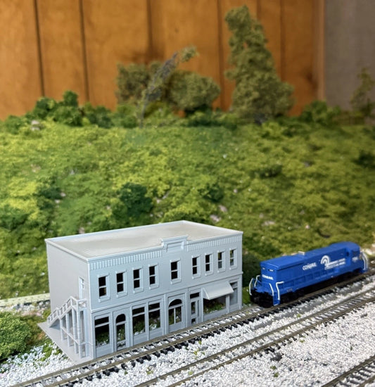 N Scale Commercial Building 1:160 Gauge - Downtown Building - Built And Ready - Graham’s Models