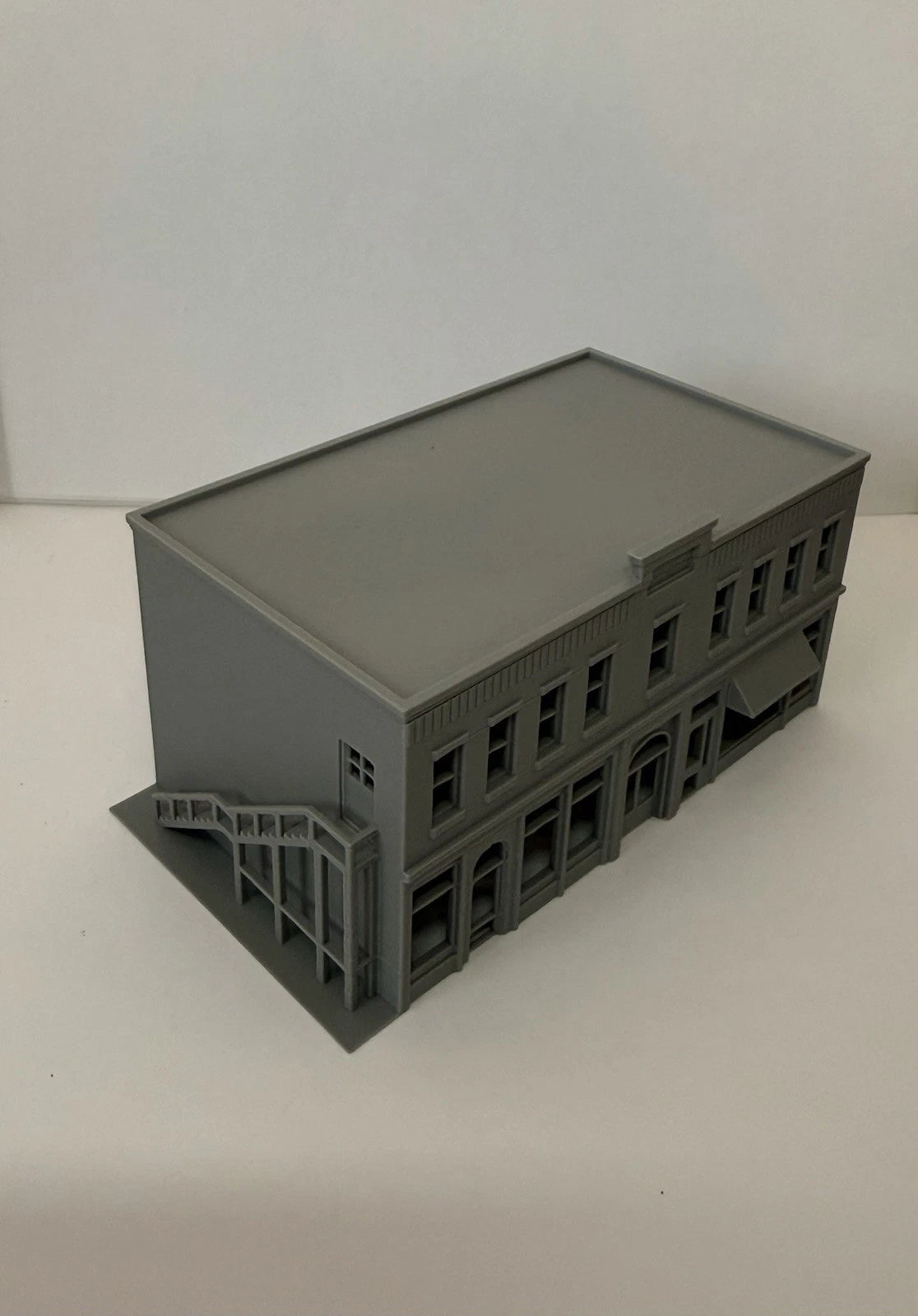 N Scale Commercial Building 1:160 Gauge - Downtown Building - Built And Ready - Graham’s Models